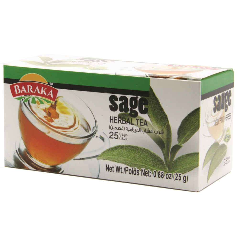 Tea Sage Herbal filter bags "Baraka" 25 Cts * 12